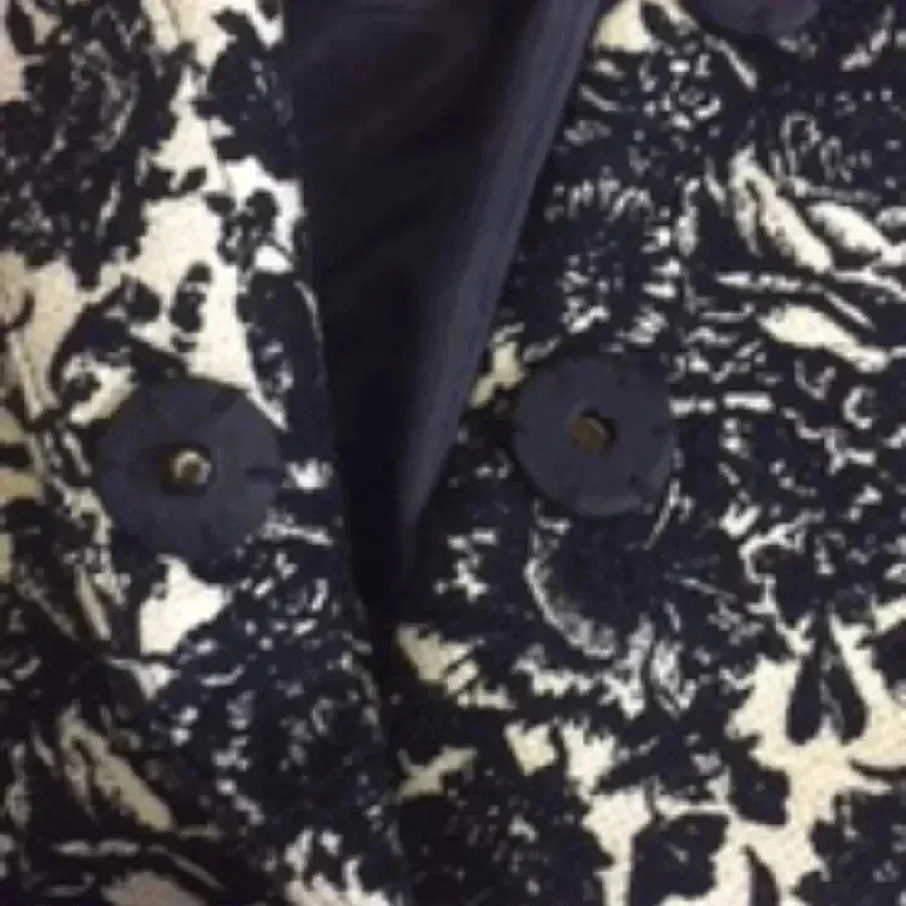 Talbots Floral Print Cropped Jacket - Picture 8 of 9